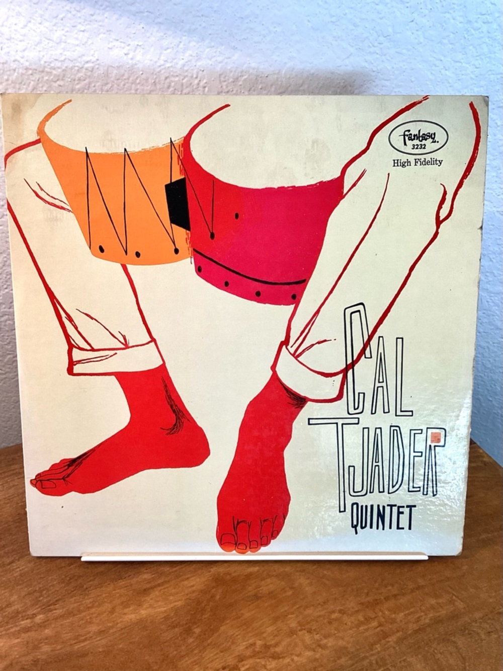 Vintage Cal Tjader Quintet - Fantasy 3232 Original 1956 RED Translucent Vinyl LP